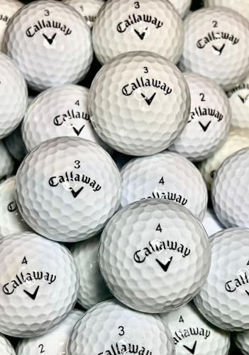 Callaway Mint/A Grade Golf Balls Mix Supersoft, CXR, Warbird, Chrome Soft etc (USED not new) 12,24,36 Pack Balls (36 Balls) Iron Lake Balls