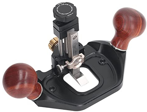 Router Plane, Utensile Manuale per la Lavorazione del Legno in Alluminio, Mini Pialla per la Lavorazione del Legno, Rifinitura Precisa, Router Plane Manuale con Bocca per Piano