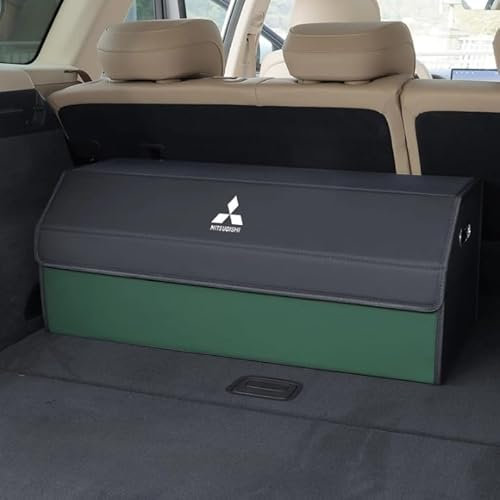 JOEBO Auto Lagerung Tasche Klapp Reise Aufräumen Box Stamm Werkzeuge Fall Für Mits-ubishi Colt Lancer Cordia Debonair Delica Diamante Dingo Dion e-Evolution Eclipse,Green