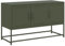 vidaXL Mobile TV Verde Oliva 100,5x39x60,5 cm in Acciaio, Supporto TV, credenza TV, Mobile HiFi, Mobile Porta TV, Porta TV, Mobile multimediale