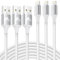 Aioneus Cable Cargador iPhone 2M 3Pack Cable iPhone [Apple MFi Certificado] USB Cable iPhone Carga Rápida Nylon Trenzado Cable Lightning para iPhone 14 13 12 11 Pro XS MAX XR X 8 7 6S Plus 5 5S, iPad