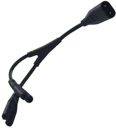 BABYVIVA C8 Auf 2xC7 Männlich Auf Weiblich Acht Zeichen Stromverlängerungskabel IEC320 C7 Auf C8 Verlängertes Netzkabel