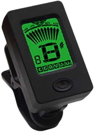 Stimmgerät Gitarre, Clip Tuner, Clip- Chromatisches Stimmgerät, Gitarrenkapodaster/-stimmgerät Zum Anklipsen LCD-Display Akustik-Kalibrierungstuner Für Gitarre, Bass, Violine, Ukulele, Chromatisch