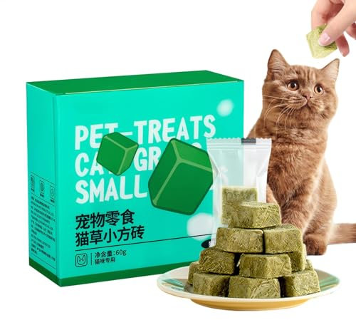 Nutritious Cat Grass - Digestive Aid Snack, Easy Planting Kit | Soft Chew Texture, Natural Hairball Remedy, Safe Blend, Lightweight Portable Pack, Perfect for Indoor Cats Daily Wellness