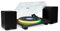 Tourne Disque 33/45/78 Tours Bluetooth avec Plateau Lumineux LED - Big Ben PARTYBTTDLIGHT, avec Enceintes Thomson Bois 50W