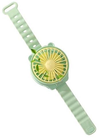 Ghjkldha Wrist Fan, Portable Mini Fan, Hands- Stylish Personal Cooler 10.62in, Cute Wearable Air Cooling Tool for Kids Students Girls Boys Friends, Indoor Outdoor Home Travel Use