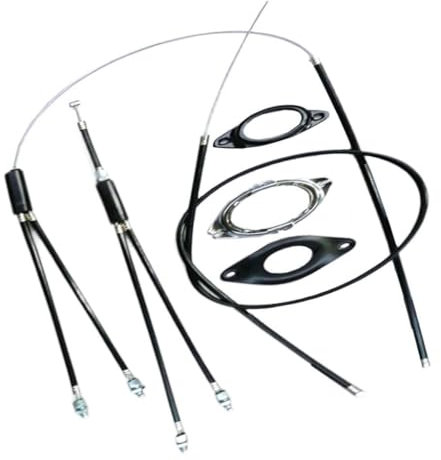 BMX Gyro Brake Cables Housing Complete Set Rotor 1'' Threaded Stem