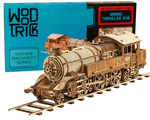Wood Trick Grand Traveler Puzzle 3D de Madera para Adultos para Construir