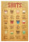 artboxONE Poster 30x20 cm Essen & Trinken Shots Menu I hochwertiger Design Kunstdruck - Bild Syrup Alkohol b-52