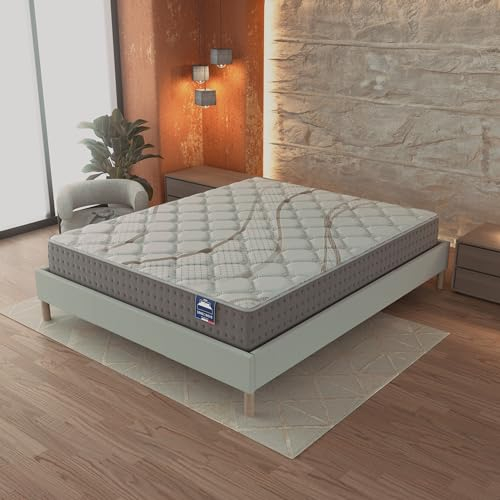 sensoreve Essem Matratze 180x200cm – 25cm – Hybrid-Technologie: Taschenfedern + HD-Schaum – Fester Halt & hohe Schlafunabhängigkeit – SANITIZED-Zertifizierung (antibakteriell/Anti-milben)