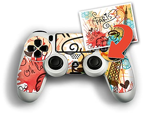 atFoliX Personalisierbare Designfolie kompatibel mit Sony Playstation 4 Controller - gestalte deinen Skin Aufkleber im Custom-Konfigurator einfach selbst