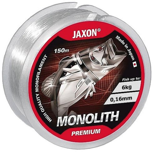 Jaxon Angelschnur Monolith Premium 150m / 0,10mm-0,35mm Spule Einzelschnüre Monofile NEU&OVP (0,02€/m) (0,16mm / 6kg)