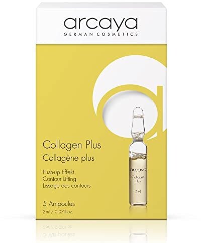 Collagen Plus Ampullen | Ampullenkonzentrat für wirksame Hautfestigung und Push-up Effekt | Regenerations-Ampulle für mehr Spannkraft mit Kollagen