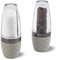 Cole & Mason H321806 City Salz und Pfeffermühle, 2er Set Manuell, Beton/Acryl, 160mm, Precision+ Keramikmahlwerk, Geschenkset