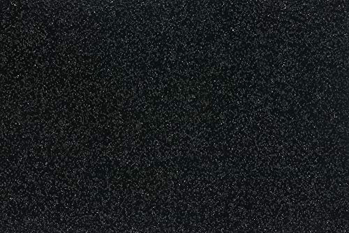 The Metal House Various Camper Van Sparkle Vinyl - Anti Slip Safety Flooring - Transporter Lino (Black, 1.5m x 2m)
