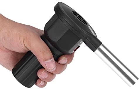 Telituny Ventilatore per grill elettrico, Ventilatore per barbecue portatile alimentato a batteria con ventilatore per barbecue per barbecue per campeggio Picnic Barbecue a Carbonella all'aperto