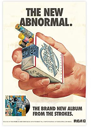The Strokes The New Abnormal Album Cover Poster Julian Casablancas Band 2 Leinwand Poster Schlafzimmer Dekor Sport Landschaft Büro Zimmer Dekor Geschenk Ungerahmt: 30 × 45 cm