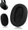 Krone Kalpasmos Headphones Ear Pad Replacement for Sony WH-CH700N and WH-CH710N - Protein Leather Over-Ear Cushions, Soft High-Density Memory Foam Ear Covers, Black