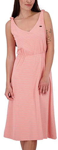 ALIFE and Kickin MelinaAK Dress Damen Sommerkleid, Kleid Peach M