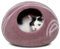 MEOWFIA Katzenbett Höhle – katzenhöhle umweltfreundliche Betten aus 100% Merinowolle für Katzen und Kätzchen (Rose Gold, M)