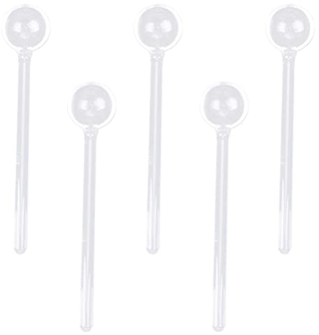 Cuillère à mélanger à long manche4 pièces en verre thé petites cuillères Cocktail Swizzle bâton verre cuillère à Cocktail longue poignée cuillère à mélanger café boisson boisson tige d'agitation barre