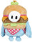Fall Guys Tasty Burger Unisex Plüschfigur Standard 100% Polyester Fan-Merch, Gaming