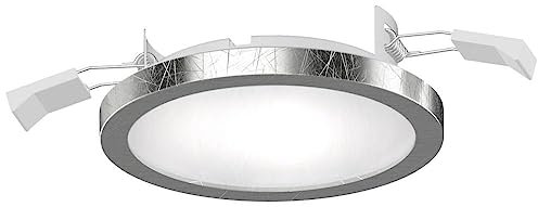 LightMe LM85665 Aqua LED-Einbauleuchte LED 6 W Blattsilber (glänzend)