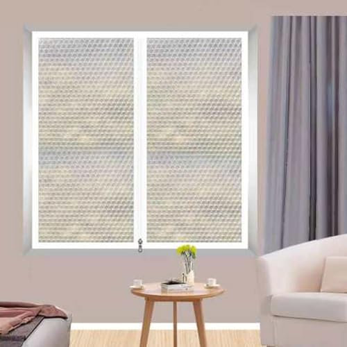 Pellicola Termica per Finestre Contro Il Freddo,Tenda Isolamento Termico per Finestre in PVC,con Cerniera,Per Coperture Impermeabili,Antivento,Antipolvere,Larghezza x Altezza (70cm x 150cm)
