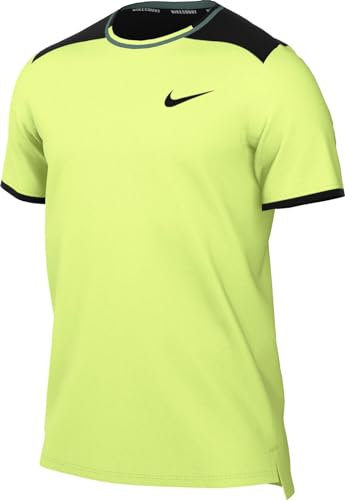 Nike Herren Top M Nkct Df Advtg Top, Lt Lemon Twist/Black/Bicoastal/Black, FD5320-736, M