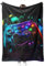 Gamepad Decke,3D Gamepad Muster Flanelldecke,Flauschig Weich Und Warme Zimmer Decor Decken,Für Teens Erwachsene (A,130x150cm)