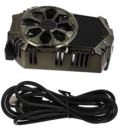 Homoyoyo Ventilateur De Refroidissement Pour Téléphone - Mini Ventilateur Compact À Semi-conducteur Pour Smartphones De 4 À 6 5 Pouces (foncé)