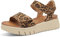 Tamaris Femme Comfort Damen Sandale Multiadjustable, léopard, 38 EU