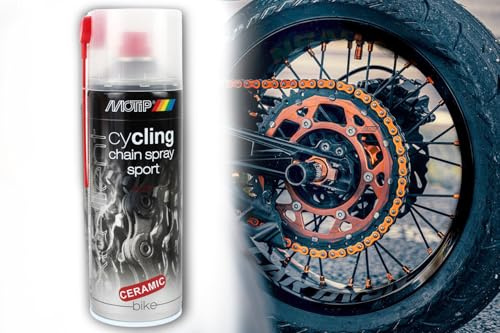 Fahrradketten-Spray, trockenes Kettenspray mit Keramikpartikeln 400ml, Schutz vor Verschleiß Regen Kälte Staub für Urban Bike, MTB, Rennrad, Crossbike