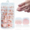 120 Pièces Faux Ongles Pieds, 12 Tailles Faux Ongles D'orteil, Capsule Ongle French Toe Nails pour Femmes Filles Nail Art (60pcs french & 60x Gradient Pink)
