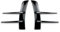 Frontspoiler Auto für Audi A3 S3 S Line 8V 2017-2020, Auto Front Bumper Frontstoßstangen-Spoiler-Splitter-Lippenkörper-Kit, Frontspoiler aus ABS