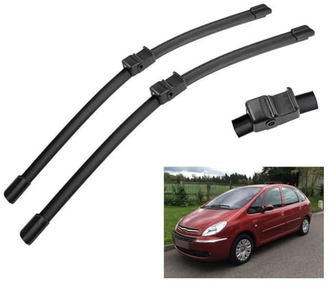 Escobillas limpiaparabrisas Delanteras de 26 + 26 para Citroën Xsara Picasso (2006-2010)