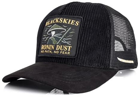 Blackskies® Trucker Baseball Cap Kollektion | Herren Damen Premium Snapback Schirm Mütze Kappe Basecap - Männer Frauen Unisex Streetwear Outdoor Sommer Freizeit