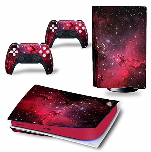 Adesivo Skin Per PS5 Skin Disc Edition & Digital Console E Controller Vinyl Cover Skins Wraps Resistente Ai Graffi, Compatibile 29054 Decalcomania Per Cover(Disc Version)