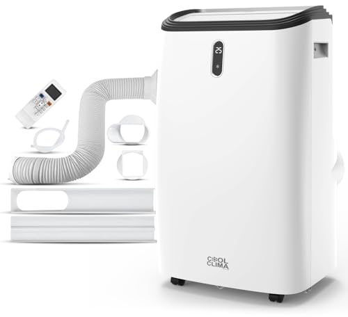 Climatiseur Mobile 16000BTU - 4.7KW avec Télécommande, Débit d'Air 450m³/H, Fonction Déshumidification, Classe Énergétique A