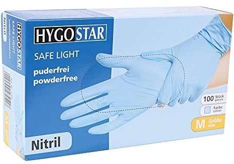 Nitrilhandschuhe puderfrei/Einweg- Einmalhandschuh/S/blau (100)
