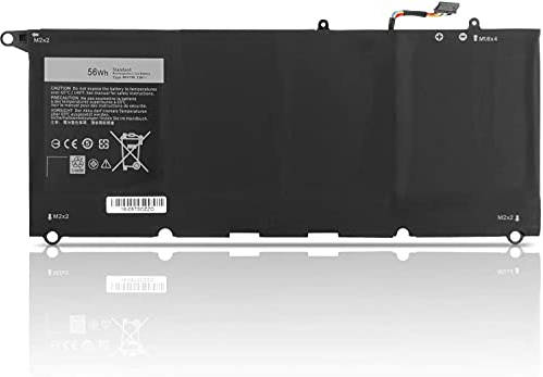 JD25G 90V7W JHXPY 5K9CP DIN02 Remplacement de la Batterie d'ordinateur Portable pour Dell XPS 13 XPS13 13D XPS13D 13-9343 13-9350 13D-9343 13D-9343-1808T 3708 XPS13-9350-D1608 D1508G D1708(7.6V 56Wh)