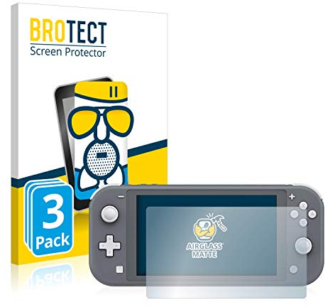 brotect Anti-Reflet Protection d'Écran Verre Mat pour Nintendo Switch Lite (3 Pièces) - Film Protecteur Vitre 9H