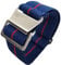 Max Französische Marine Nationale elastische Nylon-Militärbänder für Taucher, Fallschirm-Uhrenarmbänder, 20 mm, 22 mm, marineblau / rot, 22 mm, Militärisch