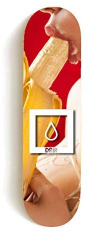 DRIP Skateboards - Suck IT Skateboard Deck (versch. Breiten) + Griptape & Sticker/Hochwertiger Canadian Maple! 8.00 / 8.125 / 8.25 / 8.50 (8.125)