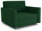 Schlafsofa Pura Midi mit Bettkasten - Polstersofa mit Schlaffunktion, Sofa, Sofagarnitur, Bettsofa, Wohnlandschaft, Couch (Grün (Suedine 76))