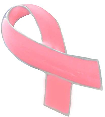 freneci 1 Pièces Broche Ruban Rose Sensibilisation Au Cancer du Sein Argent Bord Femmes Broches