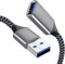 USB 3.0 Extension Cable 3M, USB Type A Male to Female 5Gbps Data Sync USB Extender Cable Lead for Printer,Scanner, Keyboard,Oculus Rift,PS VR,HTC Vive,Card Reader,Camera and More