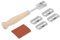 Cuchillos para pan de acero inoxidable, cuchillo de cocina para pan ligero, herramienta para cortar pan, queso, rebanada de pan con 4 cuchillas de repuesto
