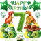 Dinosaurier Geburstagdeko Kit,Dino Luftballons Geburtstag 7 Jahr, Riesen Folienballon Zahl 7,Geburtstag 7 Jahr Junge,Dino Ballons Geburtstag Deko,Dino Kindergeburtstag Deko