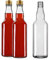 Glass Bottles 700 ml (0.7L) with Gold Screw Cap - for Filling it Yourself with Screw Cap Air-Tight (8 Bottles)